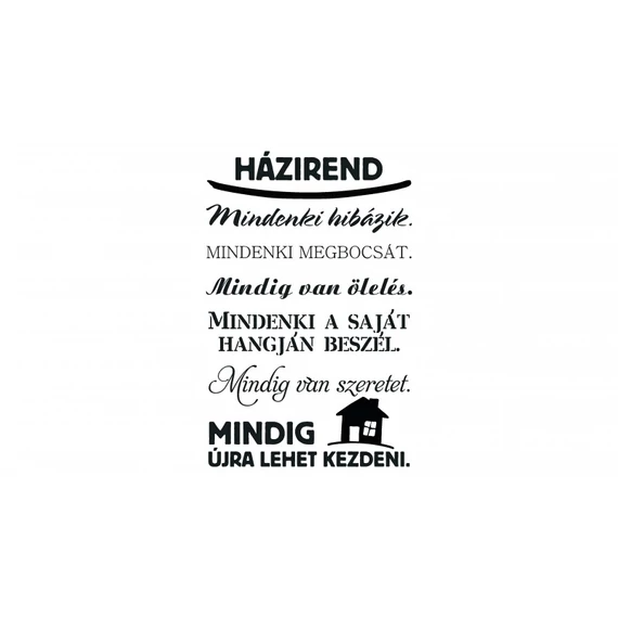 ByHome J45_Házirend faltetoválás