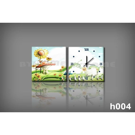 Vászonkép Faliórával h004