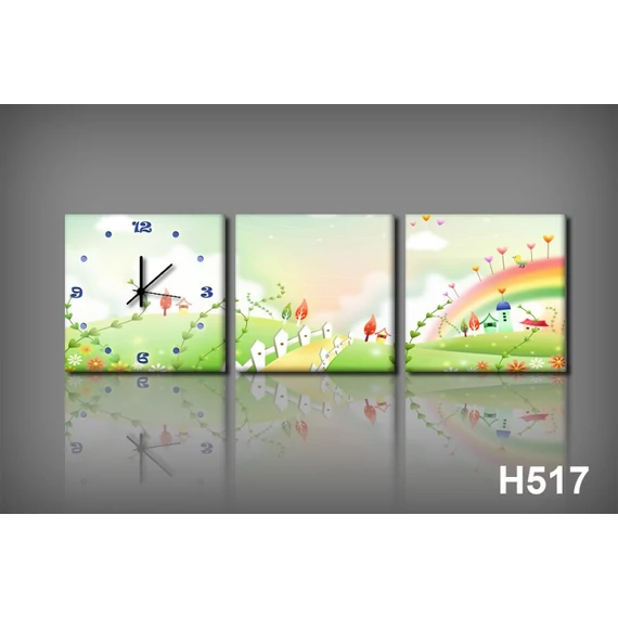 Vászonkép Faliórával h517