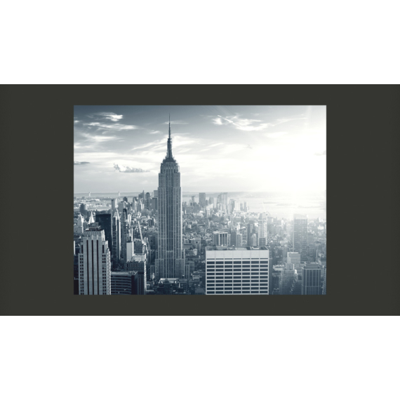 Fotótapéta - Csodálatos kilátás a New York-i Manhattan napkeltekor_KK 250x193 cm