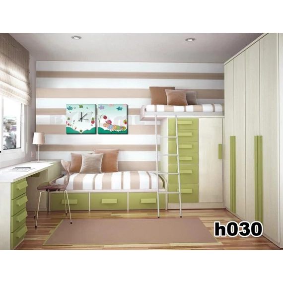 Vászonkép Faliórával h030