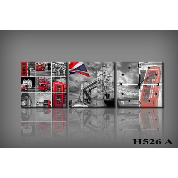 Vászonkép Faliórával h526