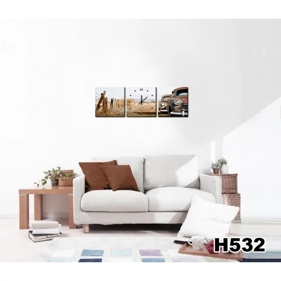 Vászonkép Faliórával h532