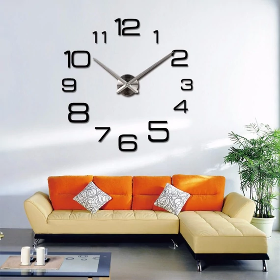BIG 422670B óriás falióra 70 cm - Fekete 