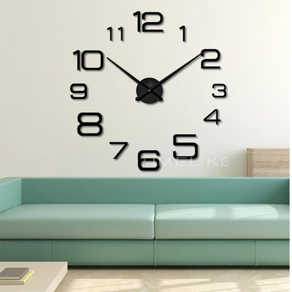BIG 422670B óriás falióra 70 cm - Fekete 