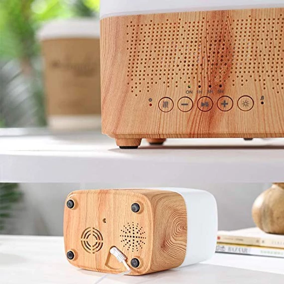 Aroma párologtató bluetooth hangszóróval órával és ébresztő funkcióval - 5001