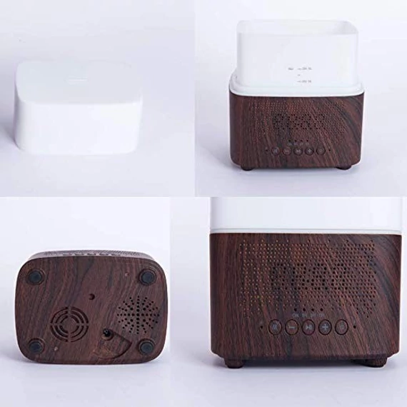 Aroma párologtató bluetooth hangszóróval órával és ébresztő funkcióval - 5001