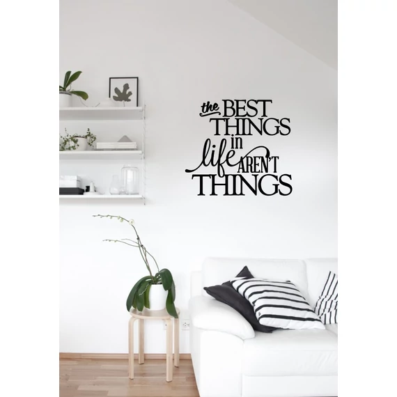ByHome Felirat J65 Best Things faltetoválás