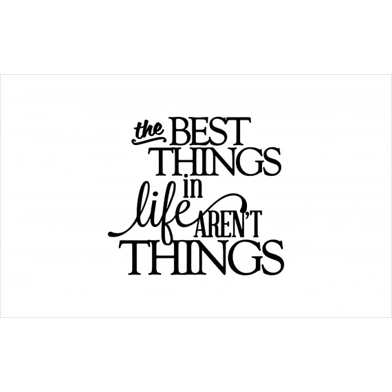 ByHome Felirat J65 Best Things faltetoválás