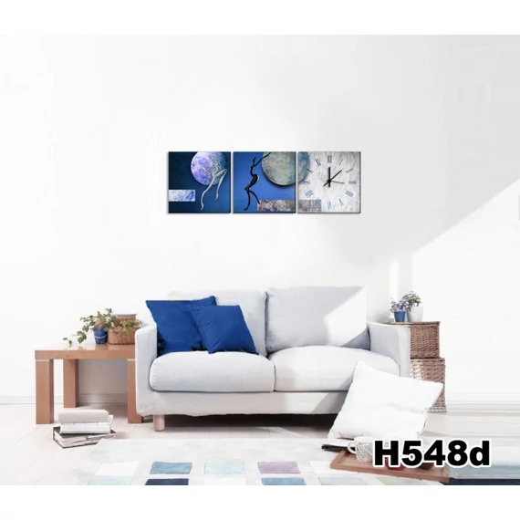 Vászonkép Faliórával h548
