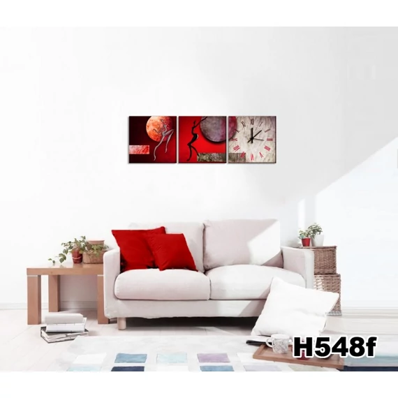 Vászonkép Faliórával h548