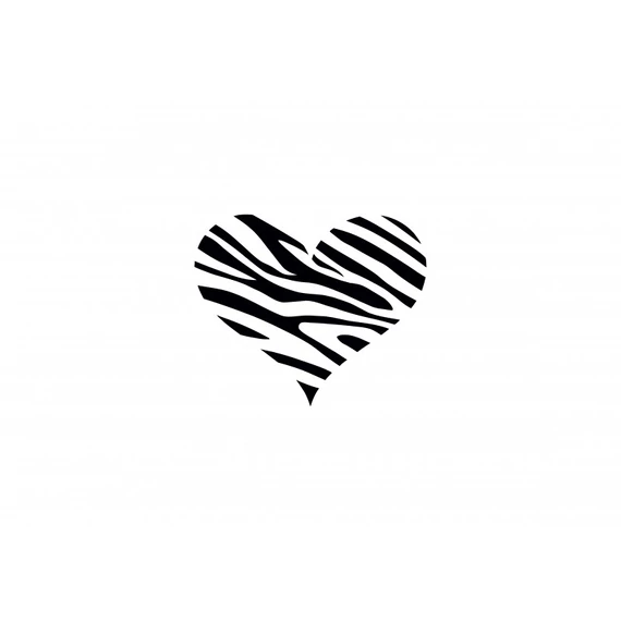ByHome Felirat J82 Zebra Heart