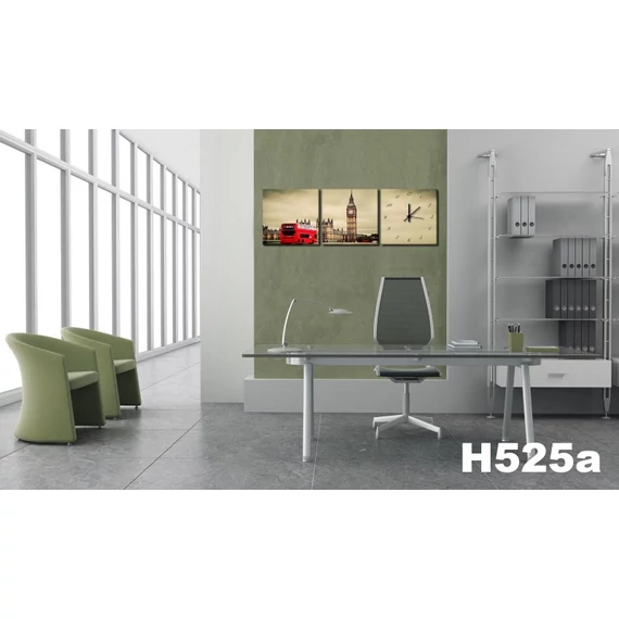 Vászonkép Faliórával h525