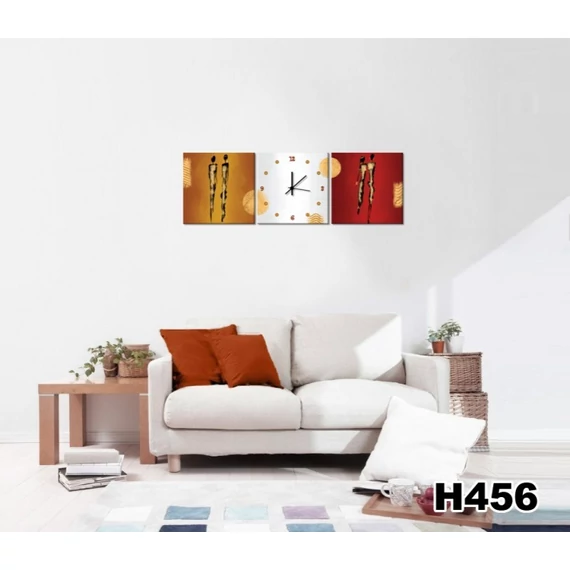 Vászonkép Faliórával H456 quattro fantasmi