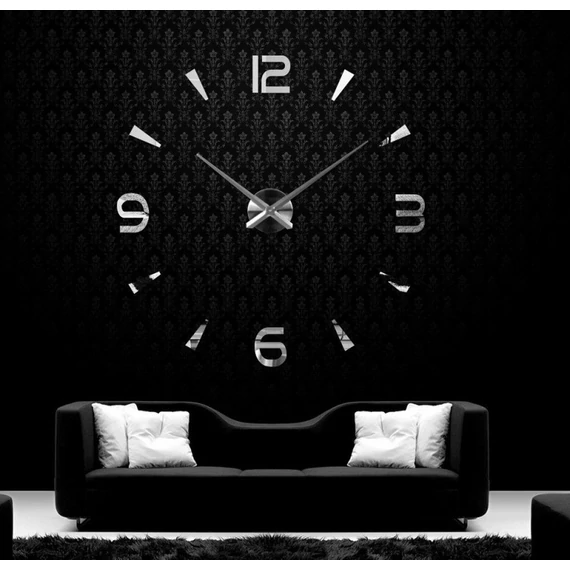 BIG 423670S óriás falióra 70 cm - Ezüst