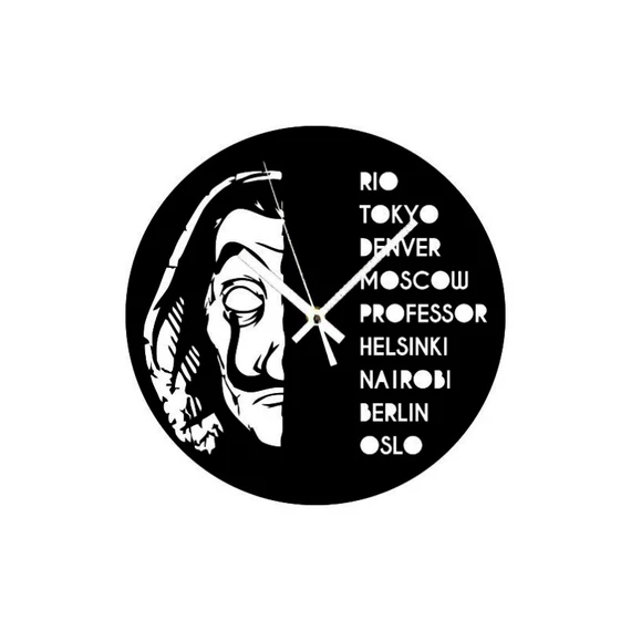 Akril - Nagy pénzrablás 2 - falióra