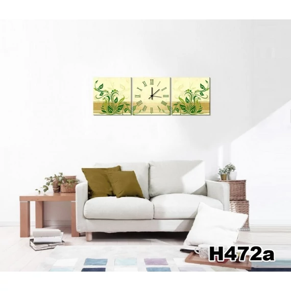 Vászonkép Faliórával H472 Fiore Mosaico