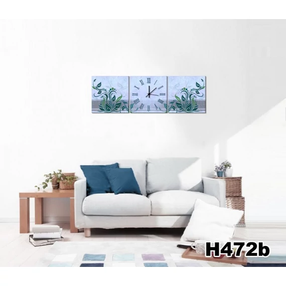 Vászonkép Faliórával H472 Fiore Mosaico