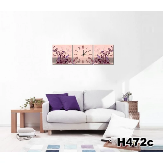 Vászonkép Faliórával H472 Fiore Mosaico