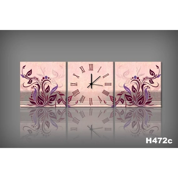 Vászonkép Faliórával H472 Fiore Mosaico