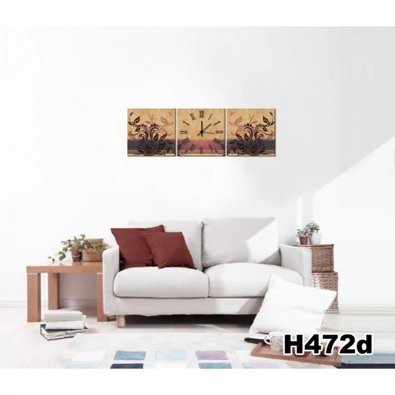 Vászonkép Faliórával H472 Fiore Mosaico