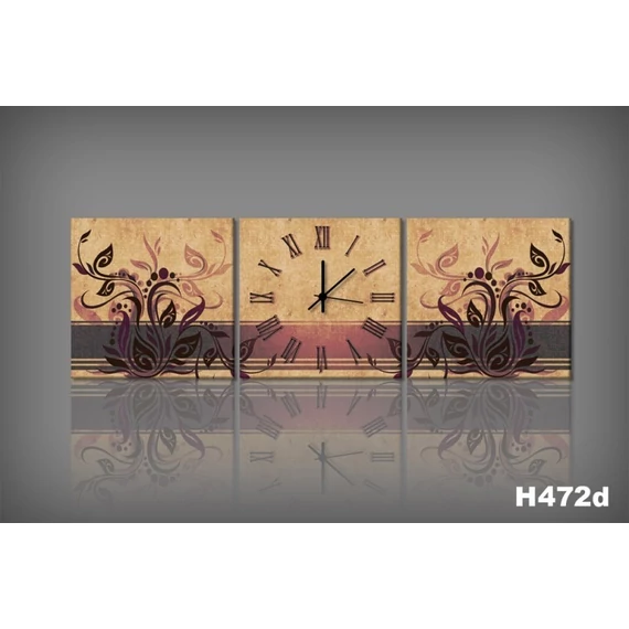 Vászonkép Faliórával H472 Fiore Mosaico