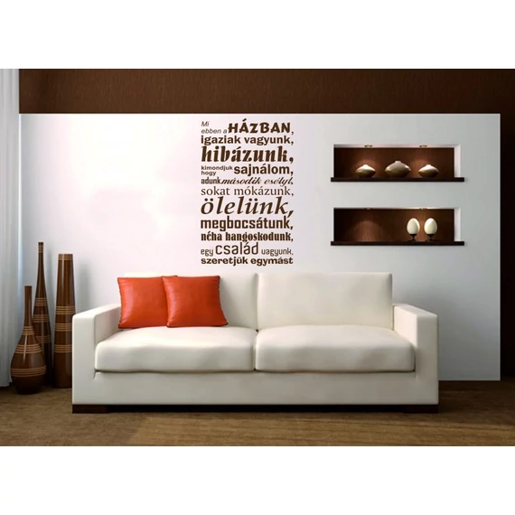 ByHome Felirat 14 faltetoválás