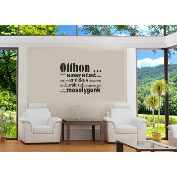 ByHome Felirat 15 faltetoválás