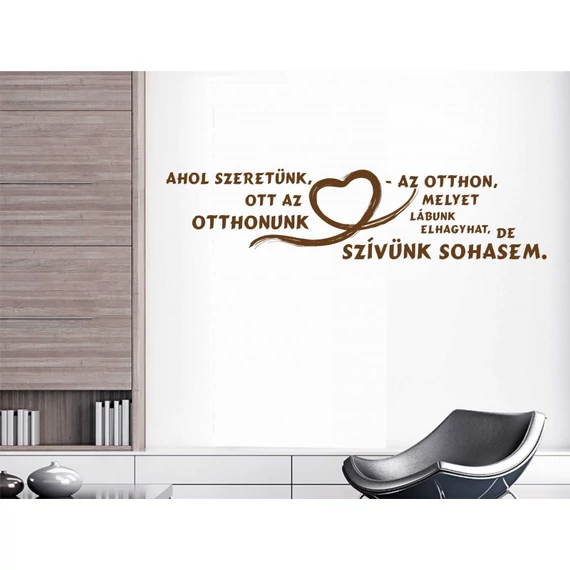 ByHome Felirat 19 faltetoválás