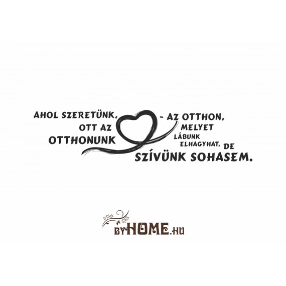 ByHome Felirat 19 faltetoválás