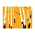 Kép 2/4 - Fotótapéta - Birches on the orange background