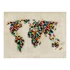 Kép 2/4 - Fotótapéta - World Map - a kaleidoscope of colors