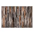 Kép 2/4 - Öntapadó fotótapéta - Wooden Curtain (Grey and Brown)