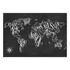 Kép 2/4 - Öntapadó fotótapéta - Retro Continents (Black)