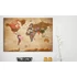 Kép 2/4 - Kép parafán - World Map: Brown Elegance [Cork Map]