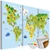 Kép 1/4 - Kép parafán - Children's World [Cork Map]