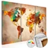 Kép 1/4 - Kép parafán - Painted World [Cork Map]