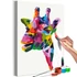 Kép 1/4 - Kifestő - Colourful Giraffe