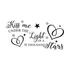 Kép 1/5 - ByHome J3_Kiss Me faltetoválás