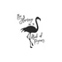 Kép 1/2 - ByHome J39_Flamingo faltetoválás
