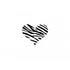 Kép 1/2 - ByHome Felirat J82 Zebra Heart